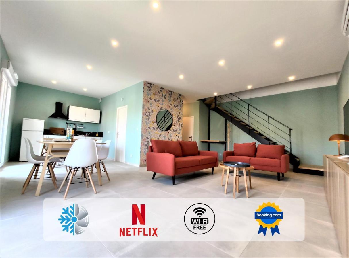 Apartment Colormix 3 Etoiles - 95m2 Plein Centre - Ensoleille Climatise *